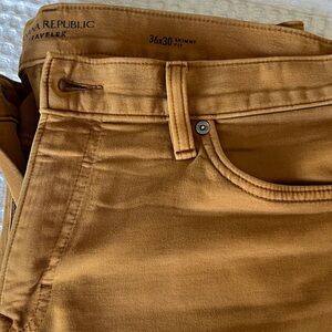 Banana Republic Tan Traveler Pants